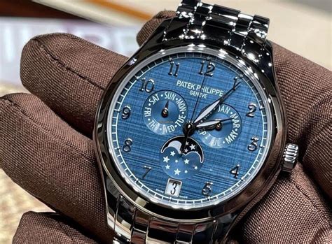 patek philippe annual calendar moon phase|patek philippe moonphase chronograph.